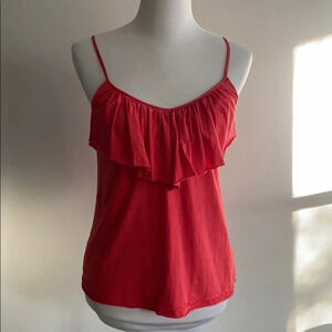 •Rebecca Taylor• Ruffled Spaghetti Strap Top💕